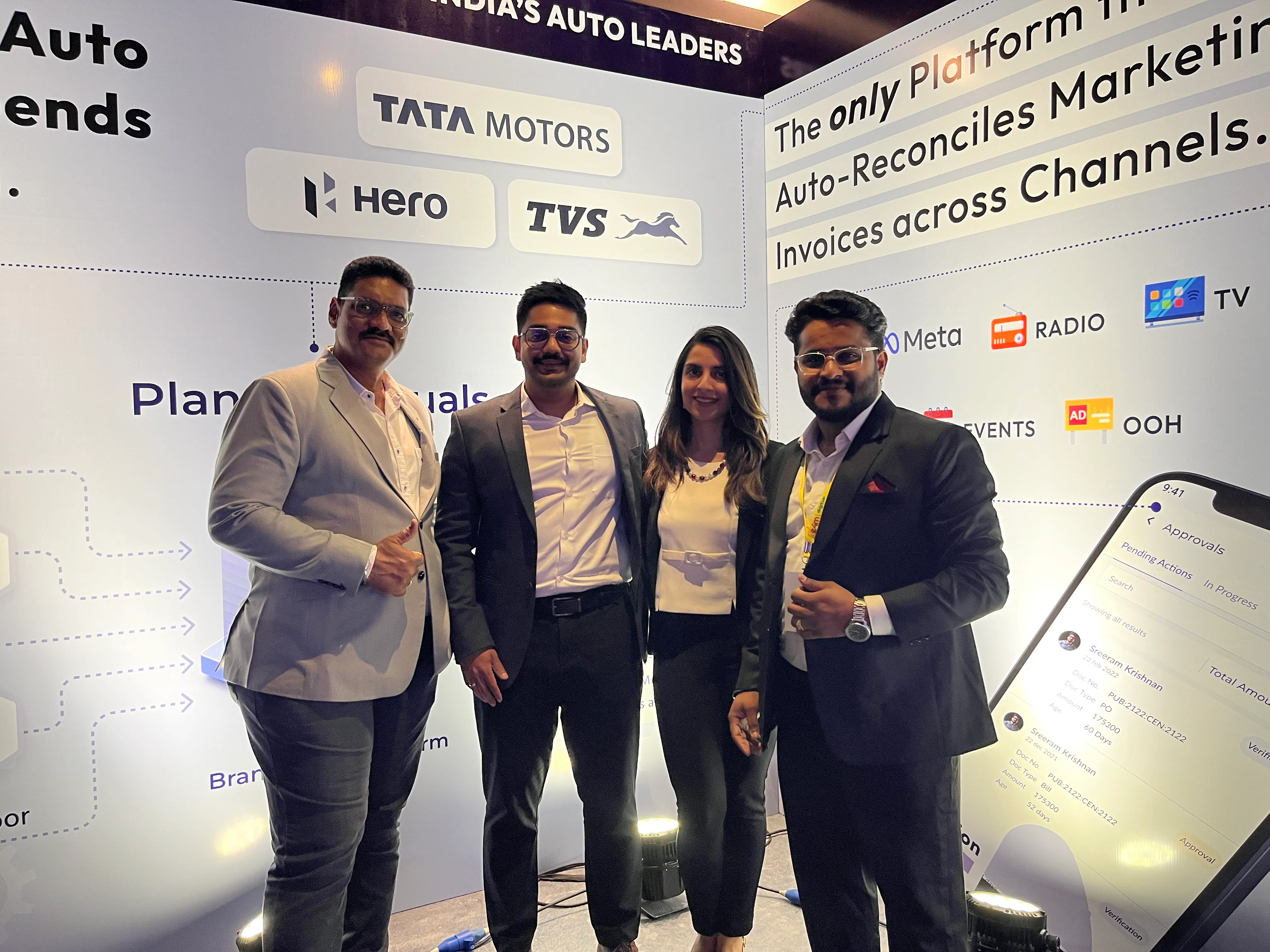 Brandintellé team at India’s Auto Leaders event